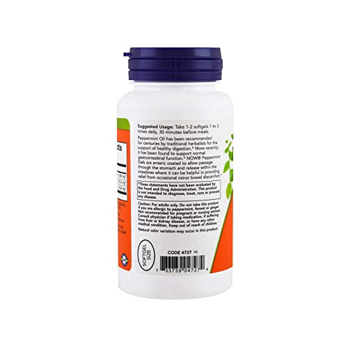 Foto 4 pulgar | Geles De Menta Supplements Now Con Aceites De Jengibre E Hinojo 90 S - Venta Internacional.