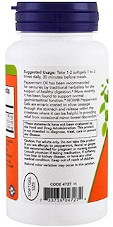 Foto 4 | Geles De Menta Supplements Now Con Aceites De Jengibre E Hinojo 90 S - Venta Internacional.