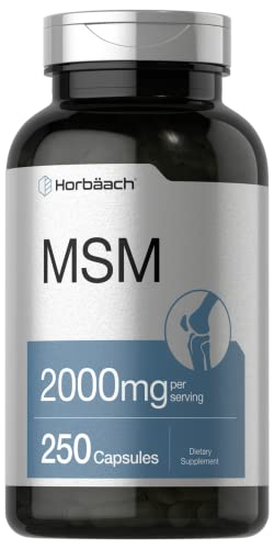 Foto 1 | Cápsulas De Suplemento Horbaach Msm, 2000 Mg, 250 Unidades - Venta Internacional.