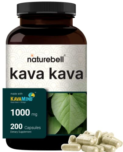 Foto 2 pulgar | Suplemento Naturebell Kava Kava En Cápsulas 1000 Mg X 200 - Venta Internacional.