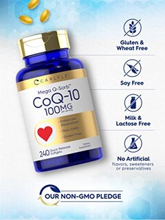 Foto 4 | Suplemento Carlyle Mega Q-sorb Coq10 100 Mg 240 Cápsulas Blandas - Venta Internacional.