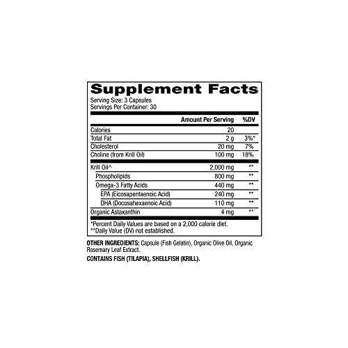 Foto 3 pulgar | Suplemento Dr. Mercola De Aceite De Krill De Doble Concentración 90 Cápsulas - Venta Internacional.