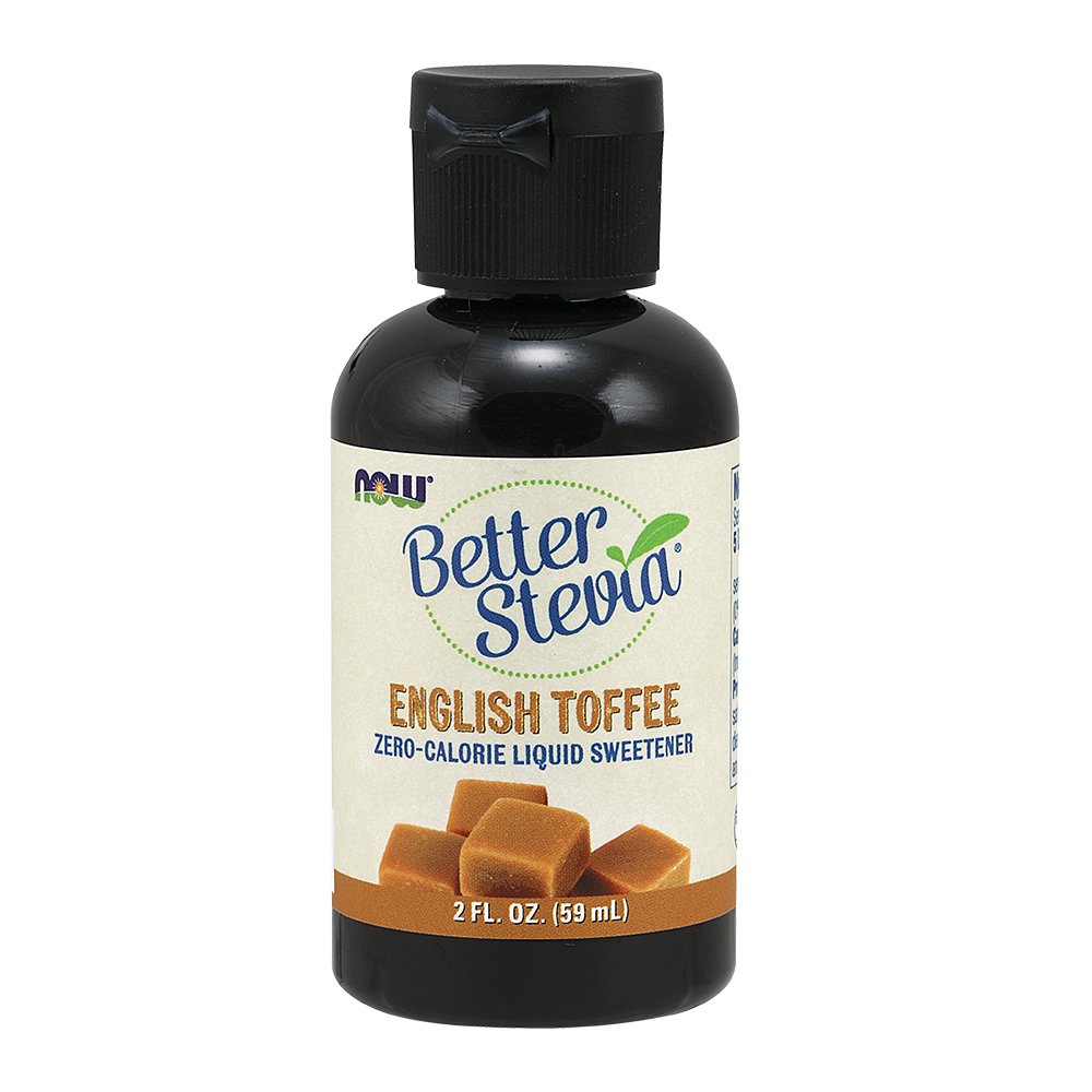 Caramelo Inglés Líquido De Stevia Now Foods, 60 Ml, Cero Calorías - Venta Internacional.