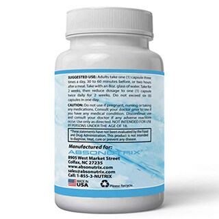 Foto 2 | Suplemento Absonutrix Lumbrokinase 40 Mg 60 Cápsulas - Venta Internacional.