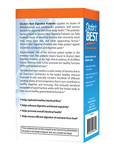 Foto 4 pulgar | Suplemento: Doctor's Best, Probiótico, 20 Mil Millones De Cfu, 30 Vegetales  - Venta Internacional.