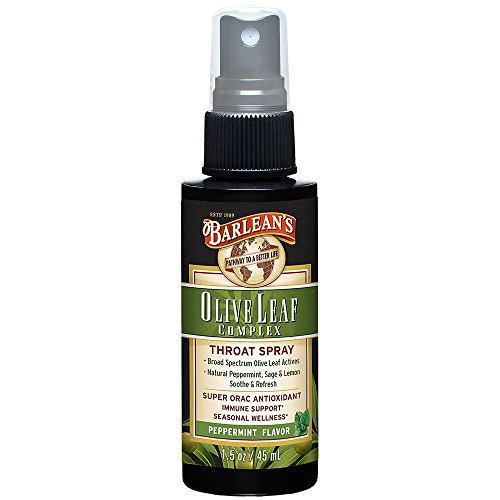 Foto 2 pulgar | Spray Para Garganta Barlean's Olive Leaf Complex, 44 Ml, Menta - Venta Internacional.