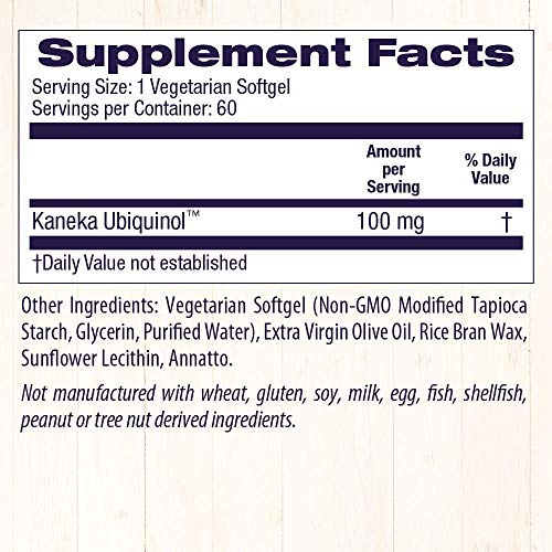 Foto 5 pulgar | Suplemento De Ubiquinol De Healthy Origins, 100 Mg, 60 Geles Vegetales - Venta Internacional.