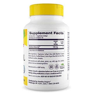Foto 7 | Suplemento De Ubiquinol De Healthy Origins, 100 Mg, 60 Geles Vegetales - Venta Internacional.
