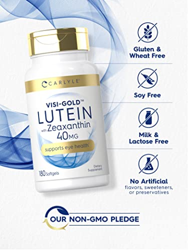 Foto 5 pulgar | Suplemento Carlyle De Luteína Y Zeaxantina, 40 Mg, 180 Cápsulas Blandas - Venta Internacional.