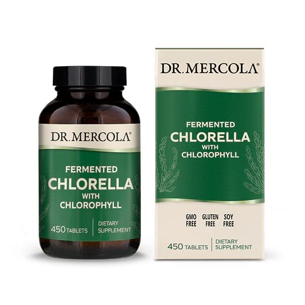 Foto 2 pulgar | Suplemento Dr. Mercola De Chlorella Fermentada 450 Comprimidos - Venta Internacional.