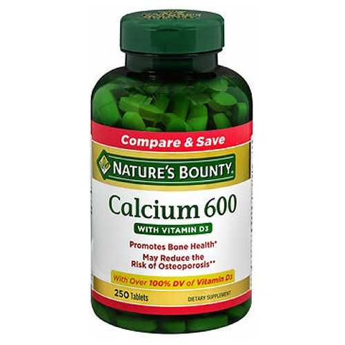 Foto 2 pulgar | Complementa Nature's Bounty Calcium 600 Con Vitamina D3 - Venta Internacional.