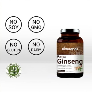 Foto 4 | Suplemento De Extracto De Ginseng Rojo Coreano Naturebell 1500 Mg - Venta Internacional.
