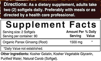Foto 6 | Suplemento De Extracto De Ginseng Rojo Coreano Naturebell 1500 Mg - Venta Internacional.