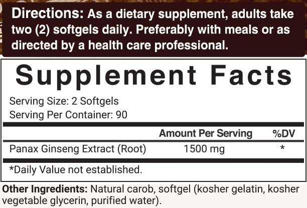Foto 7 | Suplemento De Extracto De Ginseng Rojo Coreano Naturebell 1500 Mg - Venta Internacional.