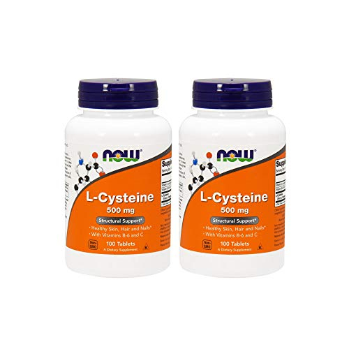 Foto 2 pulgar | Suplement Now Foods L-cisteína 500 Mg 100 Comprimidos (paquete De 2) - Venta Internacional.