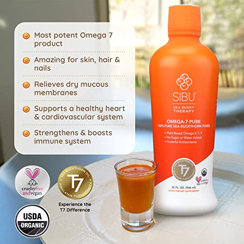 Foto 5 pulgar | Jugo De Espino Amarillo Sibu Omega 7 Puro, 100% Orgánico, 946 Ml - Venta Internacional.