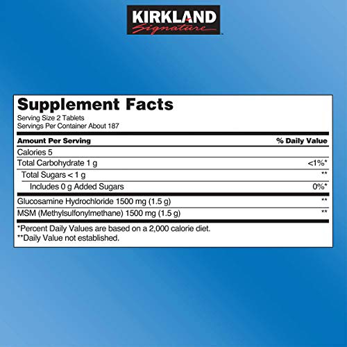 Foto 3 pulgar | Suplemento Kirkland Signature Glucosamine Hci Extra Strength - Venta Internacional.