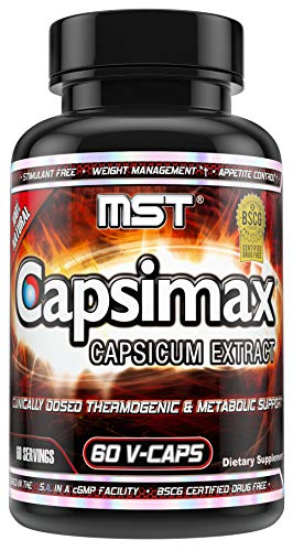 Suplemento Mst Capsimax, Cápsulas Uv De 100 Mg Para Controlar El Peso - Venta Internacional.