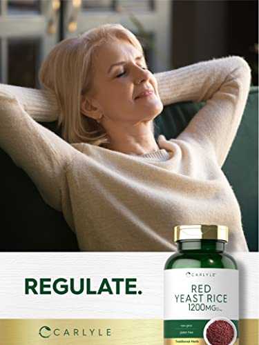 Foto 7 pulgar | Suplemento De Arroz De Levadura Roja Carlyle 1200 Mg 250 Cápsulas - Venta Internacional.