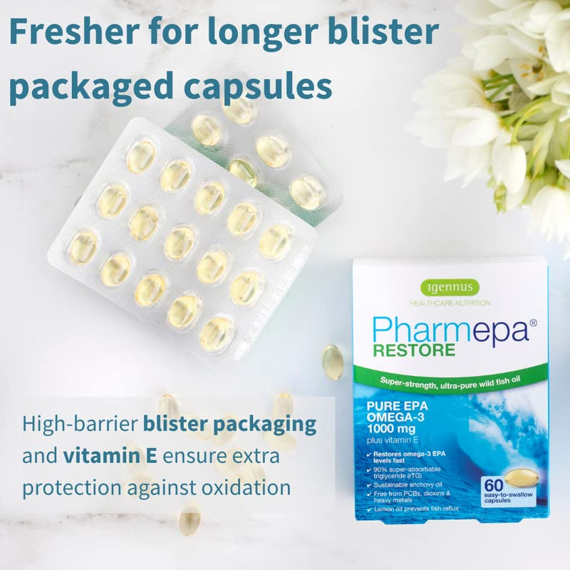 Foto 7 | Suplemento Igennus Healthcare Pharmepa Restore De 1000 Mg De Epa - Venta Internacional.
