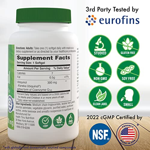Foto 3 pulgar | Suplemento Health Thru Nutrition Ubiquinol 300 Mg Coq-10 60 S - Venta Internacional.
