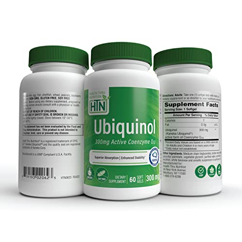 Foto 5 pulgar | Suplemento Health Thru Nutrition Ubiquinol 300 Mg Coq-10 60 S - Venta Internacional.