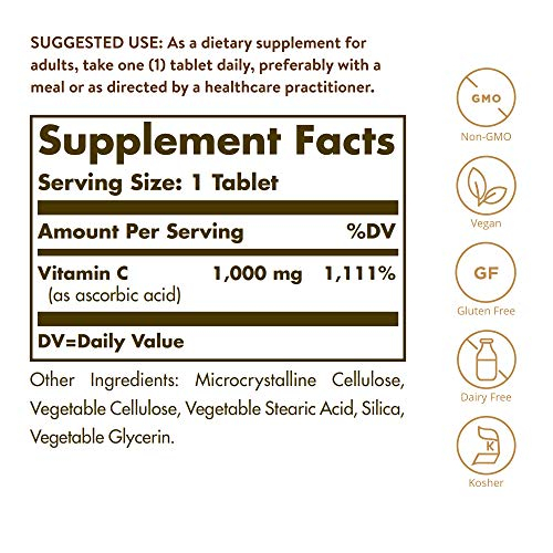 Foto 3 pulgar | Suplemento Solgar De Vitamina C 1000 Mg, 90 Tabletas, Antioxidante - Venta Internacional.