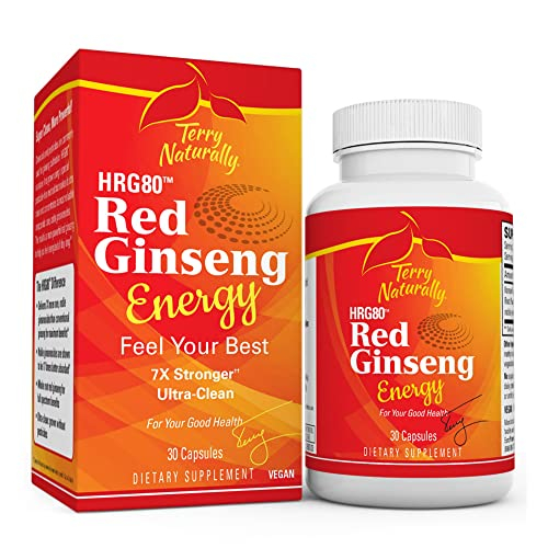 Foto 2 pulgar | Suplemento Terry Naturally Hrg80 Red Ginseng Energy 30 Cápsulas - Venta Internacional.