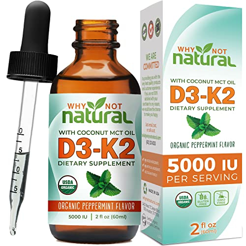 Foto 2 pulgar | Complemente, Por Qué No, Vitamina D3 K2 Orgánica Natural, 5000 Ui - Venta Internacional.