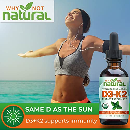 Foto 5 pulgar | Complemente, Por Qué No, Vitamina D3 K2 Orgánica Natural, 5000 Ui - Venta Internacional.