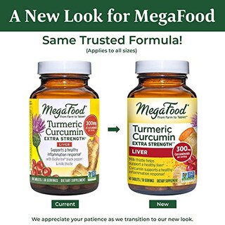 Foto 2 | Suplemento Megafood Turmeric Strength Para El Hígado, 60 Tabletas - Venta Internacional.