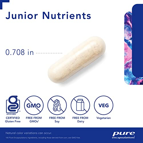 Foto 4 pulgar | Suplemento Pure Encapsulations Junior Nutrients 120 Cápsulas - Venta Internacional.