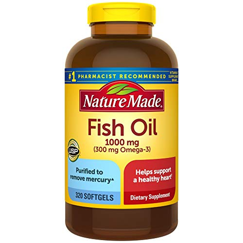 Foto 2 pulgar | Suplemento De Aceite De Pescado Nature Made 1000 Mg 320 Cápsulas Blandas - Venta Internacional.