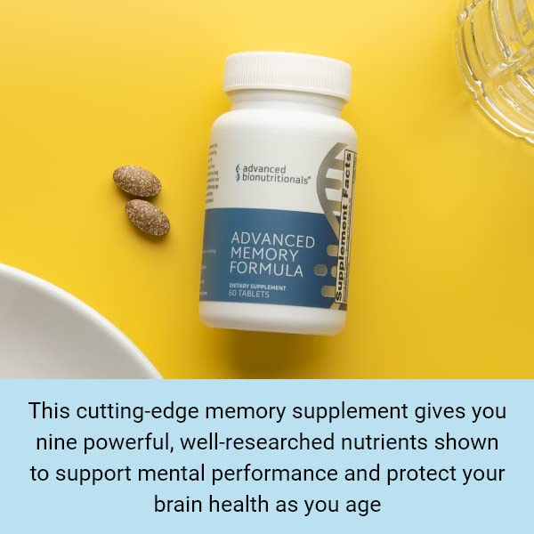 Foto 5 pulgar | Tabla Supplement Advanced Bionutritionals Advanced Memory 60 - Venta Internacional.
