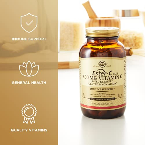 Foto 4 pulgar | Suplemento Solgar Ester-c Plus 500 Mg De Vitamina C 250 Cápsulas - Venta Internacional.
