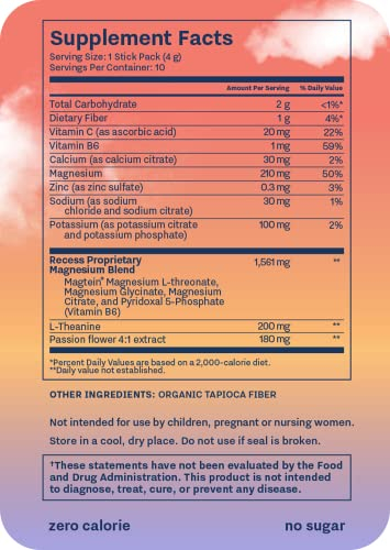 Foto 3 | Suplemento Drink Recess Mood Powder Con L-treonato De Magnesio - Venta Internacional.
