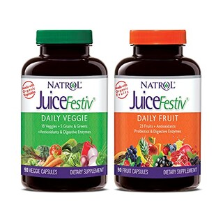 Foto 1 | Suplemento Natrol Juicefestiv Daily Fruits & Veggies 180 Tabletas - Venta Internacional.