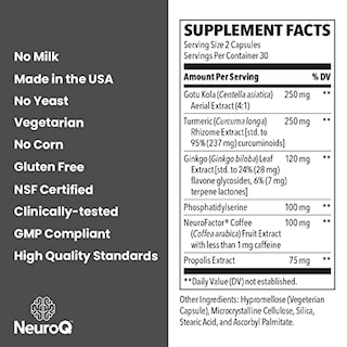 Foto 2 | Suplementos Life Seasons Neuroq Memory & Focus 60 Cápsulas - Venta Internacional