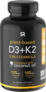 Foto 1 | Suplemento Sports Research con Vitamina D3 5000 Ui + K2 100 Mcg 60 Capsulas - Venta Internacional
