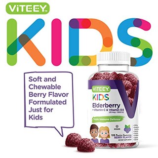 Foto 2 | Gomitas de Saúco Negro Viteey Sambucus para Niño - Venta Internacional.