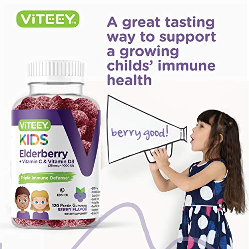 Foto 7 pulgar | Gomitas de Saúco Negro Viteey Sambucus para Niño - Venta Internacional.