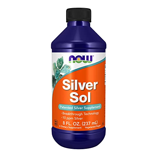 Suplemento Now Silver Sol 10 Ppm Con Plata Elemental De 240 Ml - Venta Internacional