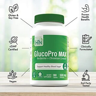Foto 3 | Suplemento Health Thru Nutrition Glucopro Max 180 Comprimidos - Venta Internacional