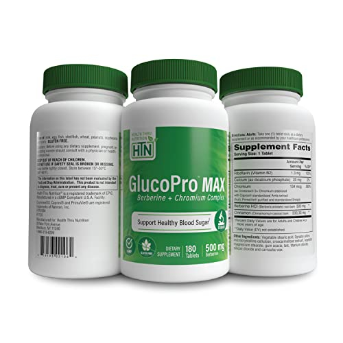Foto 7 pulgar | Suplemento Health Thru Nutrition Glucopro Max 180 Comprimidos - Venta Internacional