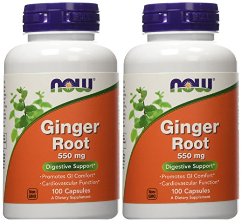 Foto 2 pulgar | Suplemento Now Foods Raíz de Jengibre 550 mg 100 Cápsulas X2 - Venta Internacional