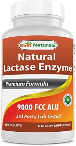 Foto 2 pulgar | Tabletas para Aliviar la Intolerancia a la Lactosa Best Naturals 180 Tabletas - Venta Internacional
