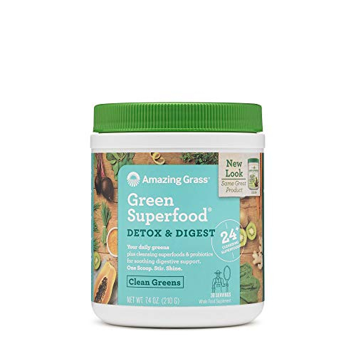 Foto 2 pulgar | Suplemento Amazing Grass Greens Blend Detox & Digest 30s - Venta Internacional