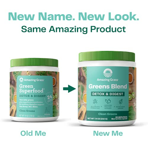 Foto 7 pulgar | Suplemento Amazing Grass Greens Blend Detox & Digest 30s - Venta Internacional