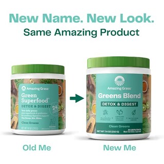 Foto 6 | Suplemento Amazing Grass Greens Blend Detox & Digest 30s - Venta Internacional