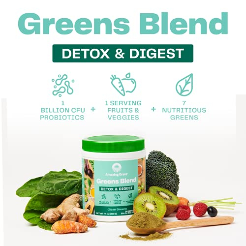 Foto 8 pulgar | Suplemento Amazing Grass Greens Blend Detox & Digest 30s - Venta Internacional